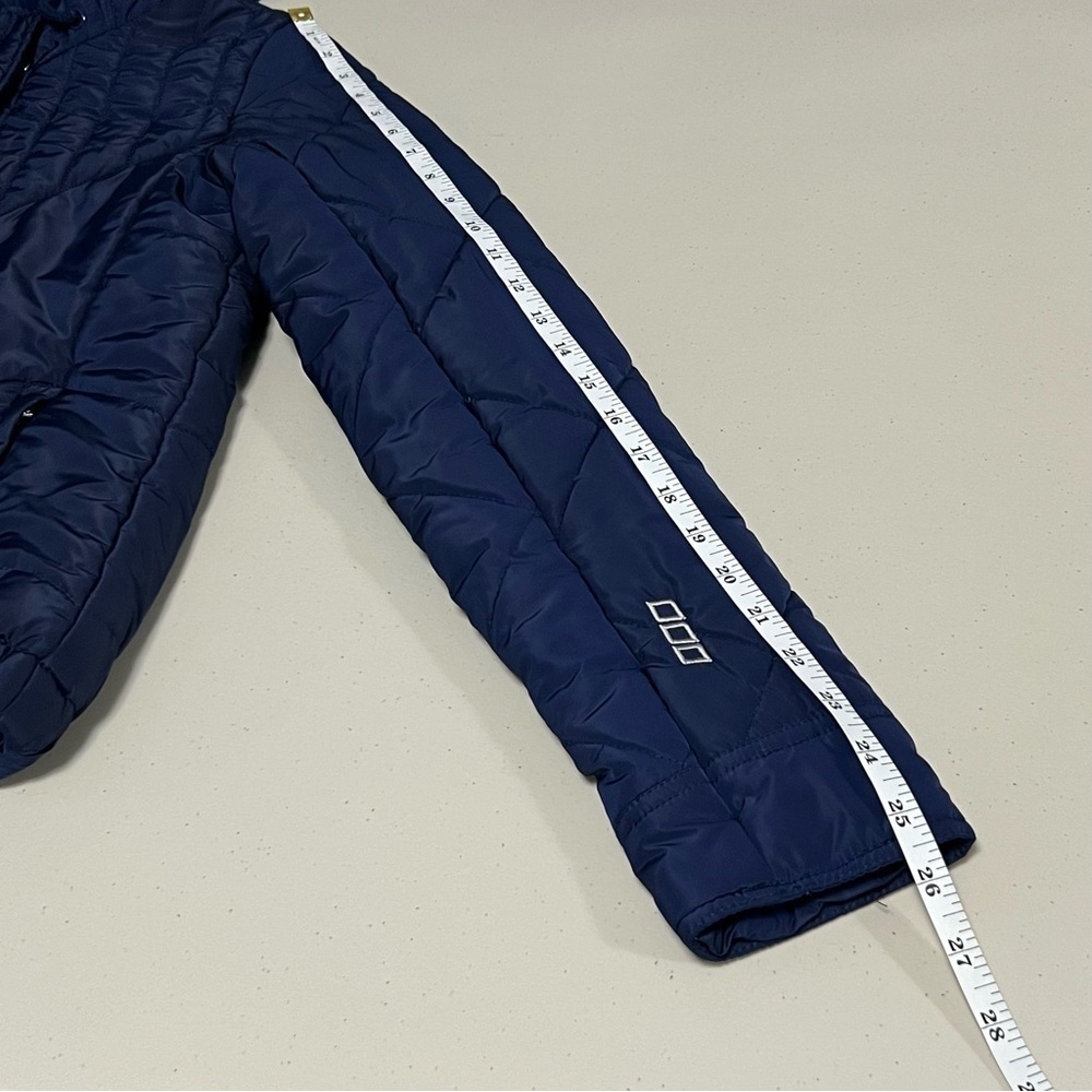 LORNA JANE Hooded Women's Blue Quilted Jacket - Picture 14 of 15